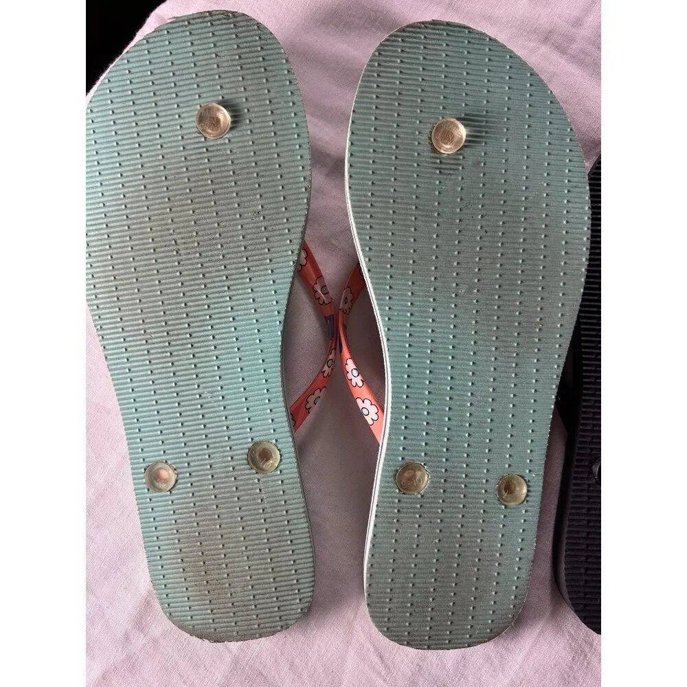 Havaianas and Vera Bradley Womens Flip-Flops Lot - Floral Prints 9/10 US - Picture 9 of 10